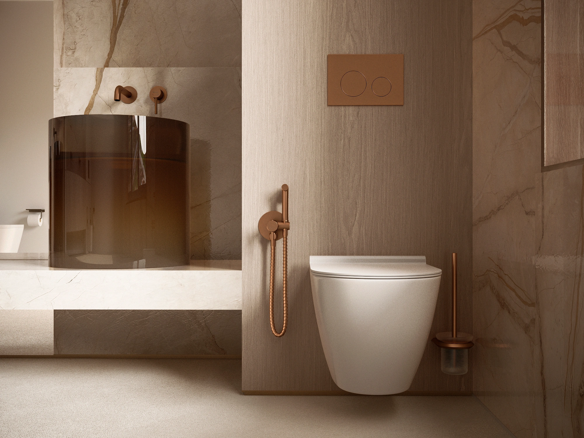 Смеситель с гигиеническим душем FHS01C1RB